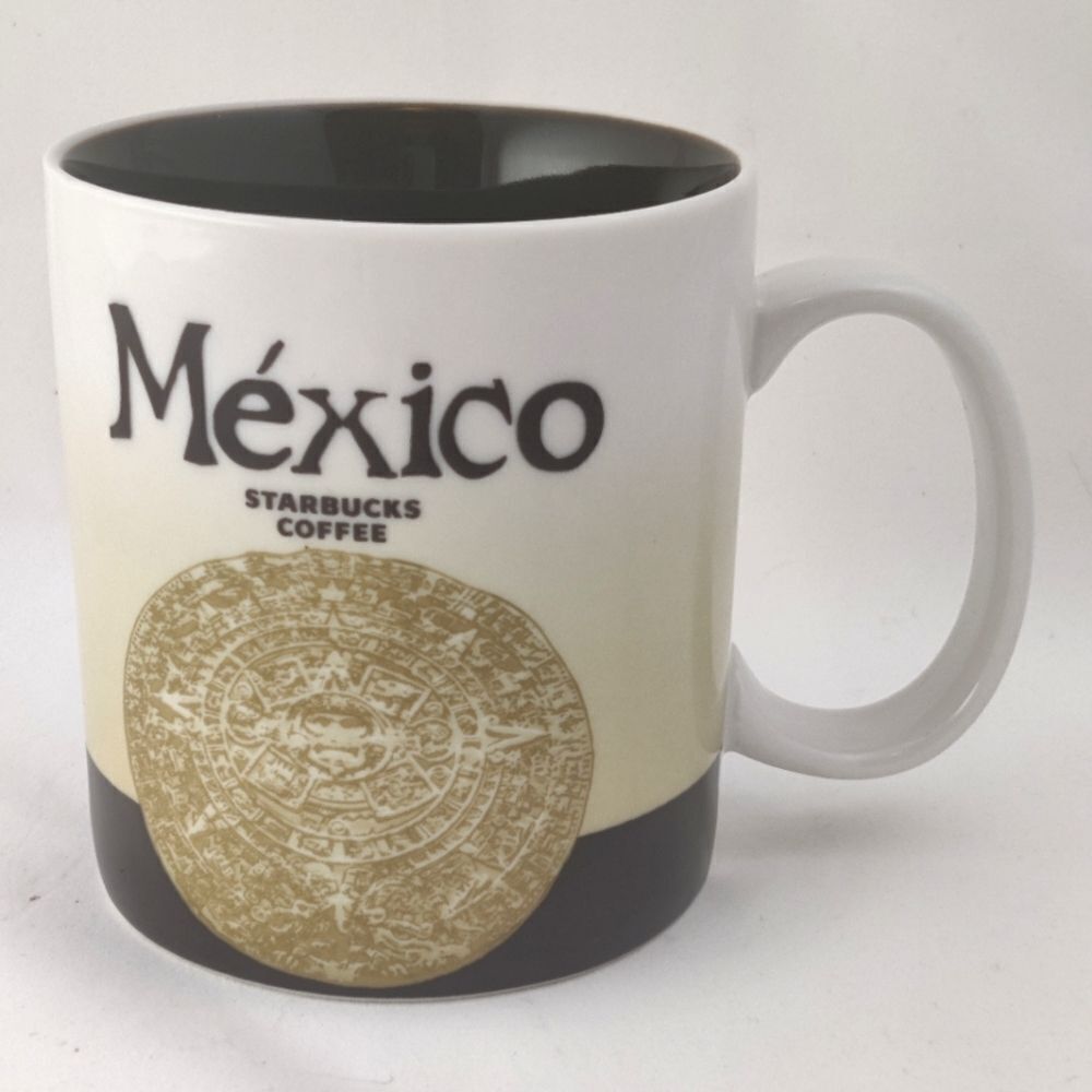 Starbucks Mug Mexico Vintage 2011 Brown Collectors Coffee Cup 16 oz